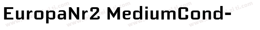 EuropaNr2 MediumCond字体转换